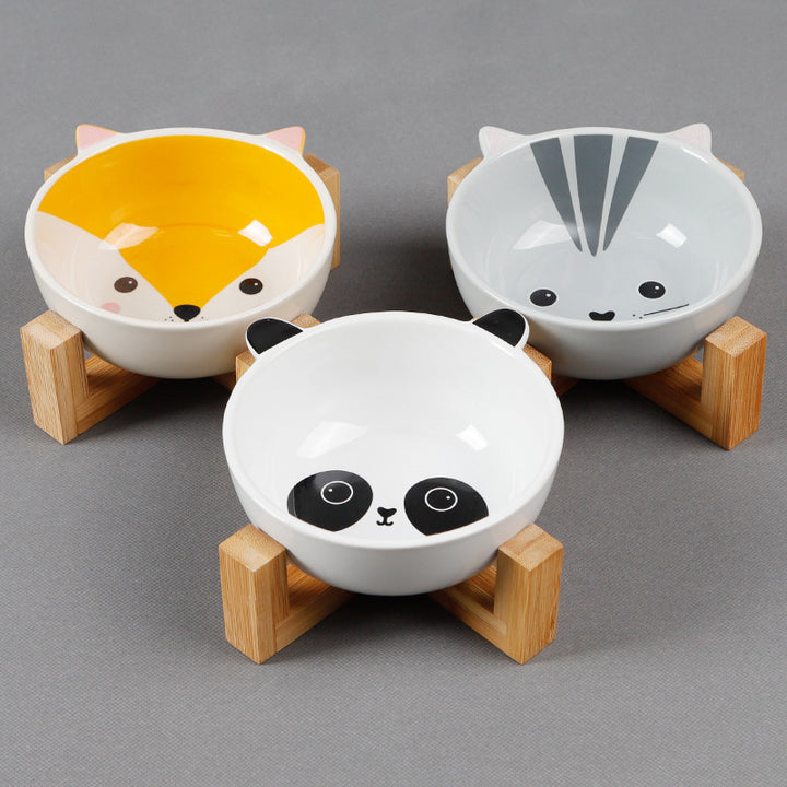 Protect Cervical Spine Cat Food Bowl